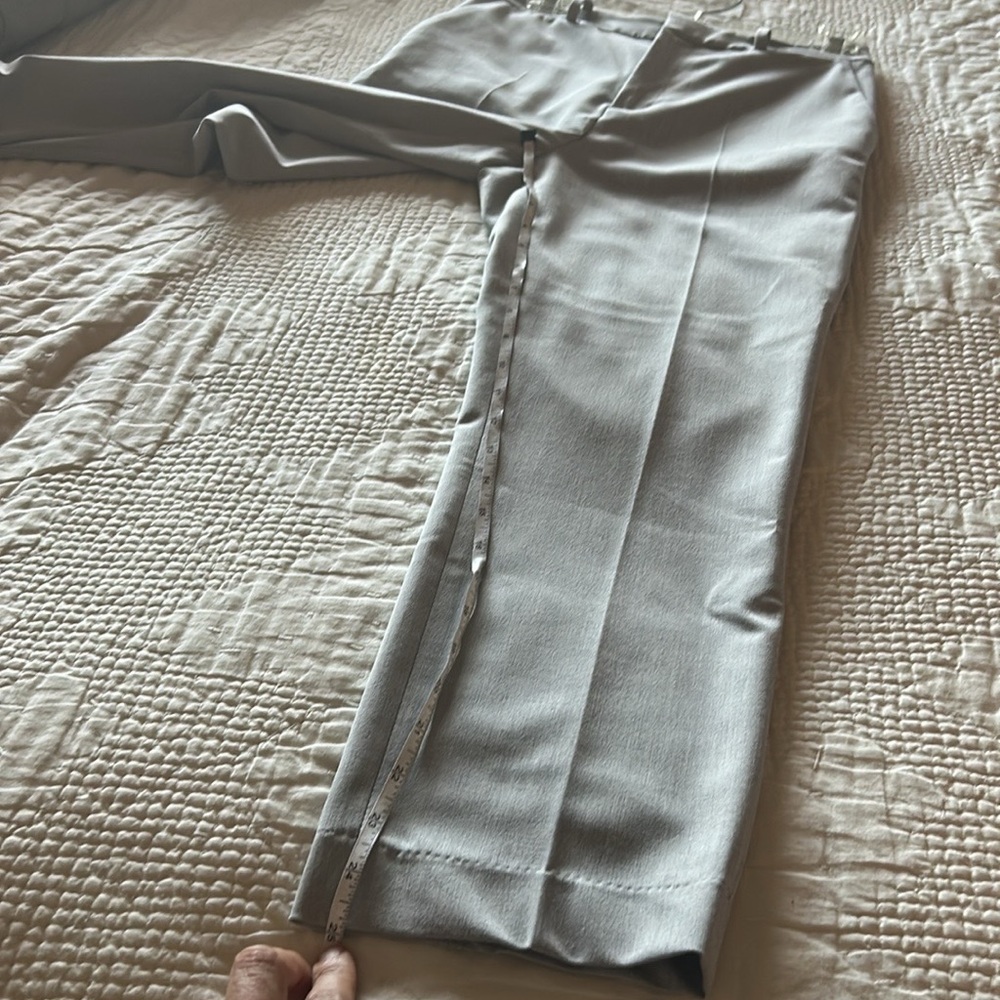 Uniqlo Smart Ankle ( 2 way )  Gray Pants light grey size S - Picture 12 of 15